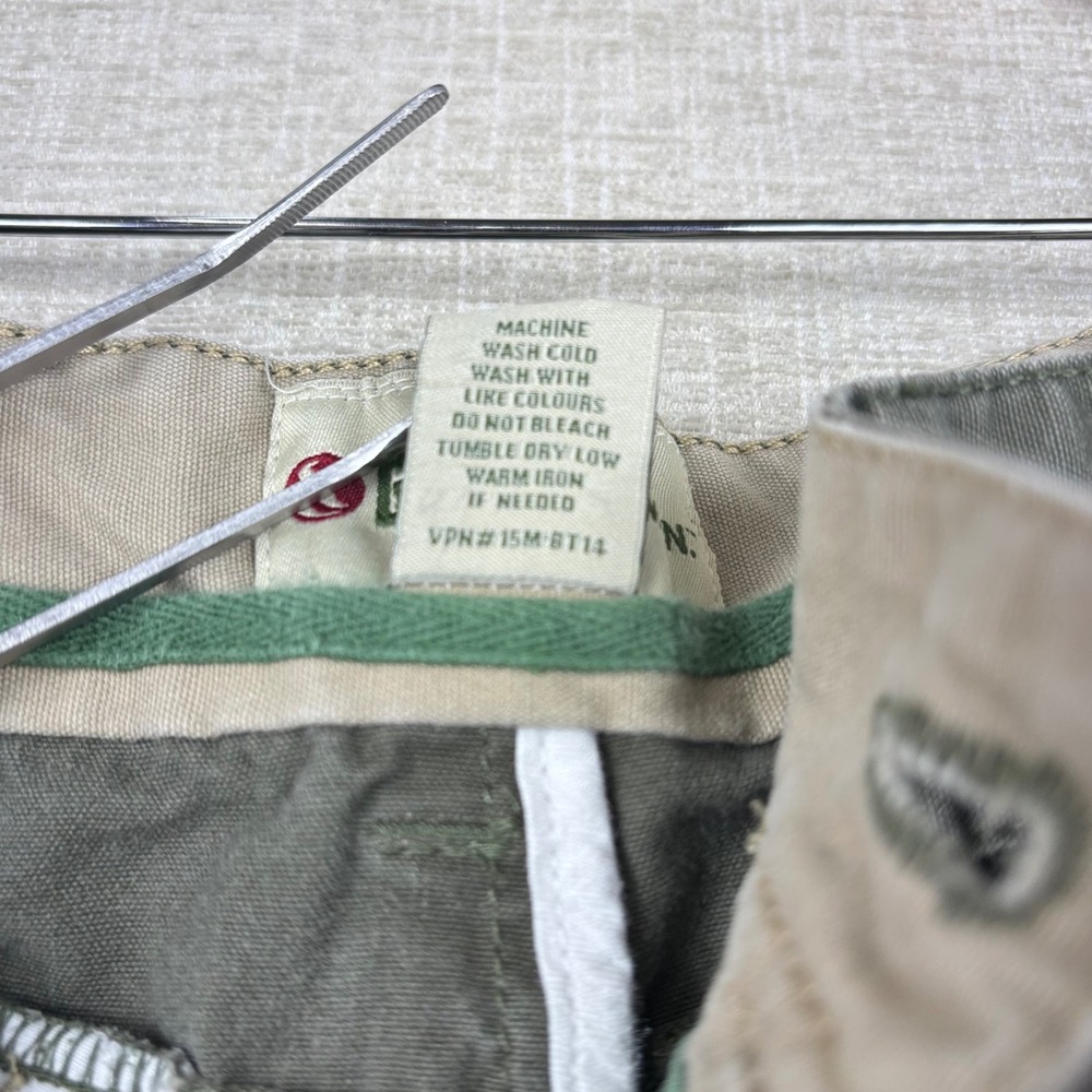 Gander Mountain Mens 36x30 Convertible Cargo Pants Olive Green Y2K Zip Off Leg - Picture 4 of 9